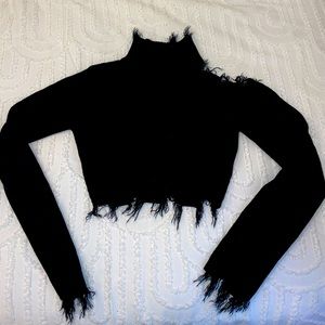 Signature8 Cropped Sweater (Bobbles & Lace)